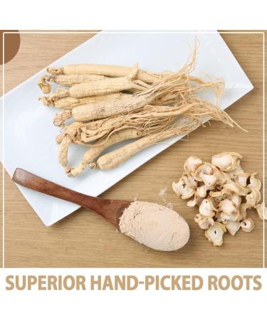 AKI American Ginseng Powder with 4% Ginsenosides - Ideal with Coffee Beverages Like Smoothies (4oz/113g) 4 Ounce (Pack of 1) - Buy Online on GoSupps.com