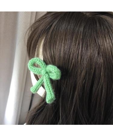 XIAHIOPT Handmade Bowtie Hair Clip Ballet Bowknot Hairpin Hair Styling Accessories for Thin Hair Korean Headwear Gray - Buy Online on GoSupps.com