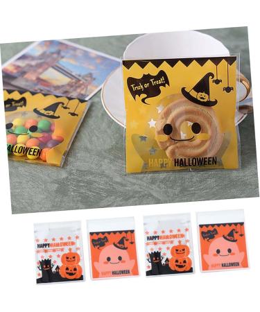 ifundom 200 Pcs Sweet Bags halloween party decoration spider treat bag Cellophane Treat Bags halloween party supplies popcorn bags cookie packaging bags cookie bag cute self adhesive bag - Buy Online on GoSupps.com