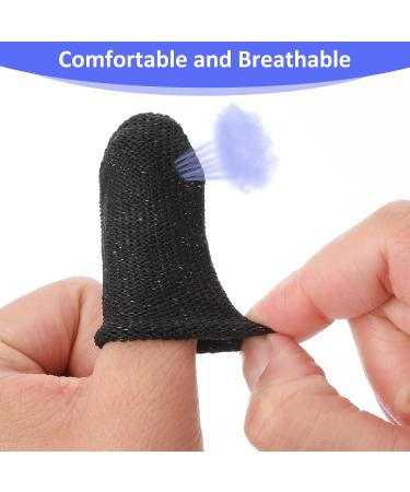 TIESOME 12 PCS Cut Resistant Finger Cots - Reusable Anti-Slip Protectors for Kitchen Work and Sculpture Supplies - Buy Online on GoSupps.com