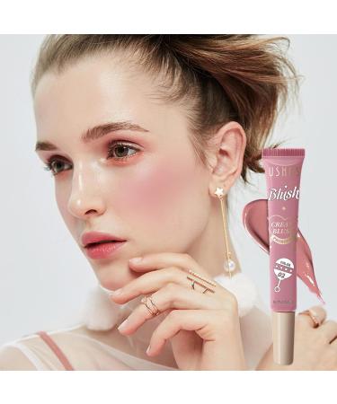 Cheek Tint Blushes - Long Wearing Matte Cream for Mature Skin Hydrating Natural Mousse Liquid Cream Blushes Cheeks Lips Make Up Pochy 02 - Buy Online on GoSupps.com