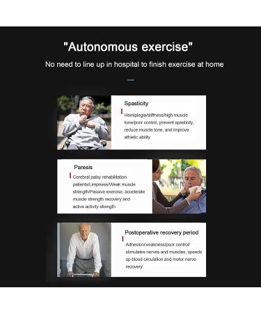 Finger Rehab Training Device Rehabilitation Robot Finger Orthoses Hand Stroke Hemiplegia Rehabilitation Training Equipment for Arthritis Wrist Pain Relief & Finger Numbness Left Large - Buy Online on GoSupps.com