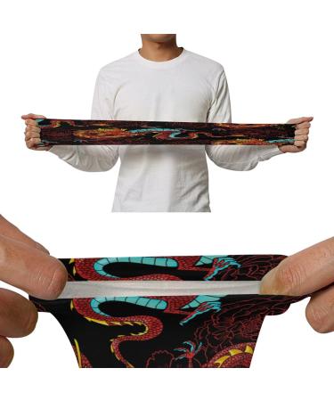 ZZKKO Ancient Dragon Cooling Arm Sleeves - UV Sun Protection for Men & Women | Perfect for Running Golf & Cycling - 1 Pair - Buy Online on GoSupps.com