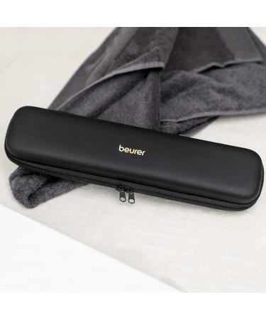 Beurer HS 100 Hair Smoothing Iron - Quick 12 Sec Heating Ceramic Coating Ionic Shine & Curled Styles - Buy Online on GoSupps.com