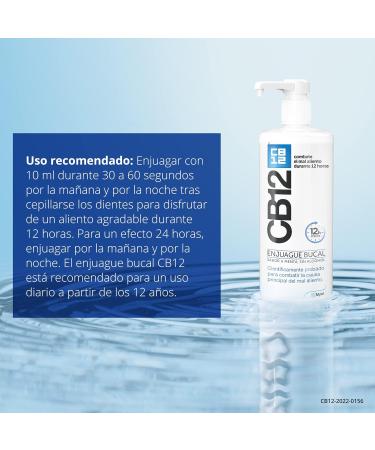 CB12 Enjuague Bucal Sol 1000ml con V lvula - Frescura Profesional para el Aliento | Env o Internacional Disponibles - Buy Online on GoSupps.com