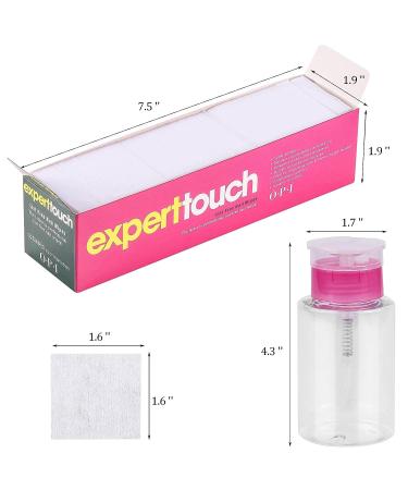 650 Pcs Lint Free Nail Wipes with Pump Dispenser Bottle for Acrylic Gel Polish Remover - 180ml - Buy Online on GoSupps.com