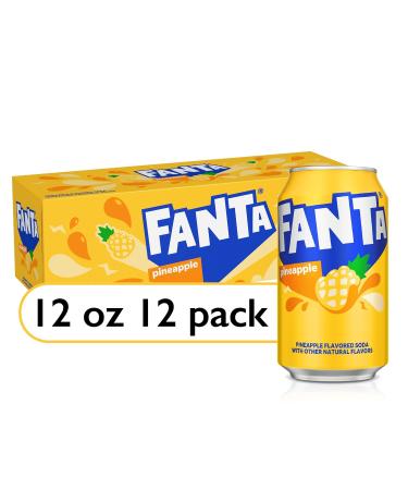 Buy Fanta Pineapple 12-Pack (355ml) - Refreshing Pineapple Soda for International Delivery - Buy Online on GoSupps.com