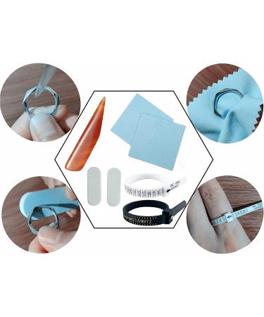 Inmarces Ring Sizer Measuring Tool Kit with Mandrel, Circle Models, Hammer, and Polishing Tools for Jewelry Making - Buy Online on GoSupps.com