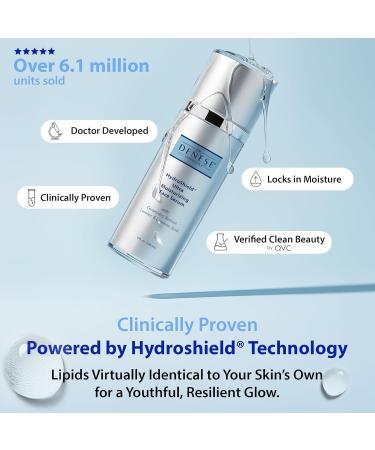 Dr. Denese SkinScience HydroShield Ultra Moisturizing Face Serum 4 oz Retinol & Ceramide Formula for Deep Moisture Smooth Radiant Skin Fine Line Care Dermatologist-Tested & Cruelty-Free 4 Fl Oz (Pack of 1) - Buy Online on GoSupps.com