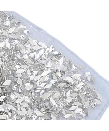 Sonew DIY Nail Art Rhinestones Mini Sparkling Transparent Nail Art Diamond Manicure Tips Decorations for Home Salon - Buy Online on GoSupps.com