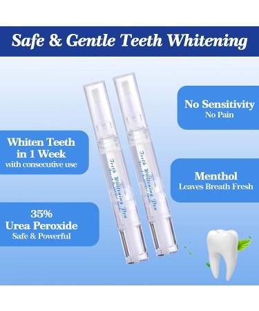 Lagunamoon Teeth Whitening Kit | 35% Urea Peroxide Gel with LED Light | No Sensitivity | Remove Coffee, Wine, Tea Stains - Buy Online on GoSupps.com