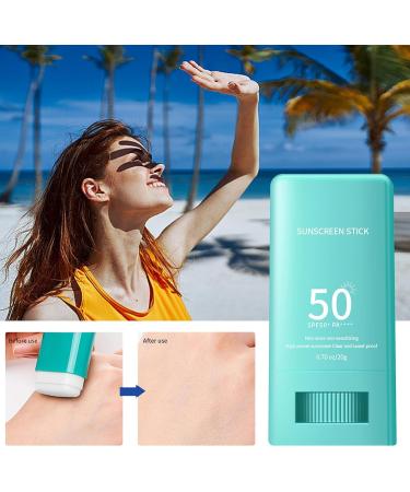 Furtryvl Sun Cream Stick SPF 50 Sunscreen Stick Sun Cream Face Stick UV Protetion Suncream Face& Body Sunscreen Long Lasting Sunscreen Easy Use Ideal for Surfer All Skin Types - Buy Online on GoSupps.com