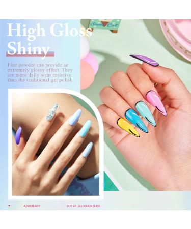 AZUREBEAUTY All Season 20 Color Dip Powder Nail Kit - Classic Spring Summer Starter Kit with 4 Pcs Liquid Set - French Art Manicure DIY Salon Gift Set for Women - Buy Online on GoSupps.com
