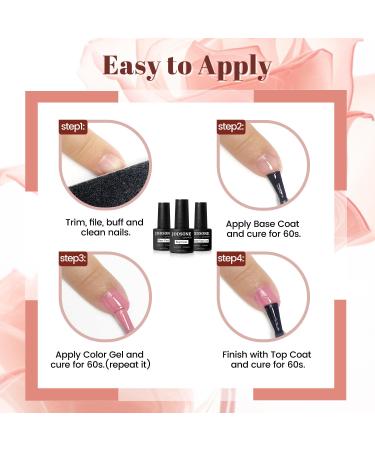 JODSONE 23 PCS Gel Nail Polish Set - Long Lasting Multicolored with Base & Top Coat | Perfect for All Seasons - Buy Online on GoSupps.com