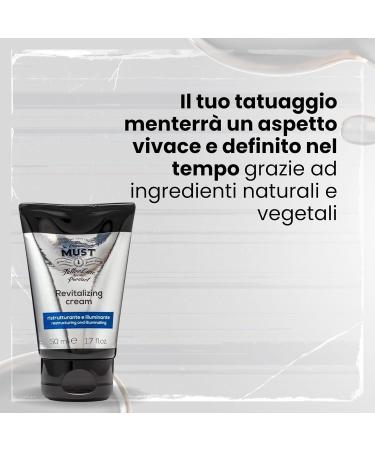 MUST MUST - Revitalizing Cream with exfoliating bristles. Promotes skin regeneration by removing color fading from tattooed skin tones. 200 ml (Revitalizing Cream) - Buy Online on GoSupps.com
