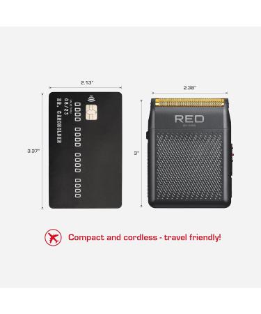 RED by Kiss Cordless Mini Shaver for Men - Compact USB-C Charging Long Battery Life Travel-Friendly Design - Buy Online on GoSupps.com