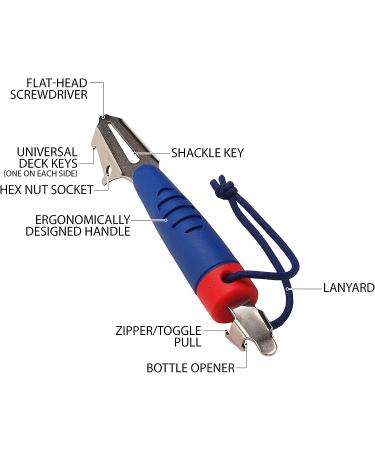 Ironwood Pacific DeckMate 6-in-1 Boating Tool - The Ultimate Marine Multi-Tool - Buy Online on GoSupps.com