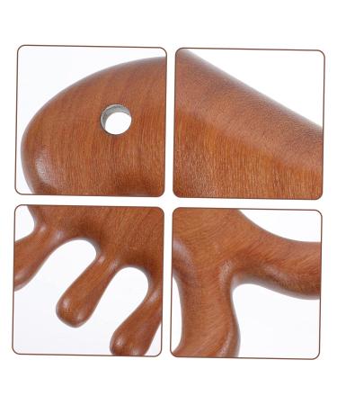 Marmerdo Fish-Shaped Wooden Massage Comb for Scalp - Ridge Design for Ultimate Relaxation | International Shipping - Buy Online on GoSupps.com
