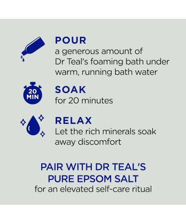 Dr Teal's Hemp Seed Oil Foaming Bath - Relax and Rejuvenate - Buy Online on GoSupps.com