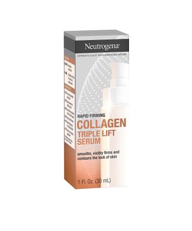 Neutrogena Rapid Firming Collagen Triple Lift Face Serum 1 fl. oz - Hydrating Serum with AHP Amino Acid for Firm & Smooth Skin - Buy Online on GoSupps.com