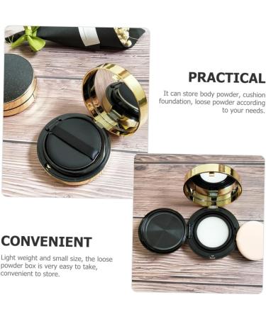  Healvian Healvian 2 Piece Boxes Air Cushion Box BB Cream Liquid Foundation Repacked Empty Shell Makeup Powder Container Cosmetic Case with Powder Puff Makeup Containers Abs - Buy Online on GoSupps.com