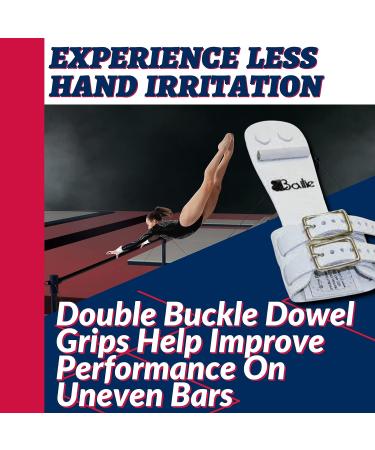 Bailie Uneven Bar Grips for Girls Gymnastics - (Dowel Grip  Double Buckle) - Standard Width Womens Gymnastic Grips for Competitive Gymnasts  Bundled with Covey Bag 1 (6"-6.5") - Buy Online on GoSupps.com