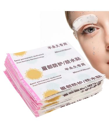 50pcs Disposable Plastic Eye Shield  Eyebrow Tattoo Protection Waterproof Tape Eyebrow Tattoo Microblading Aftercare Paste Tattoo Supplies