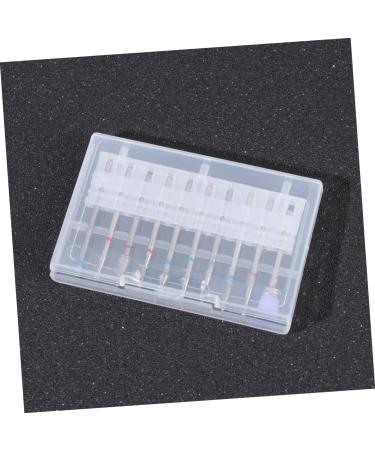 minkissy 10pcs Acrylic Nail Drill Bits Nail Grinding Head Bit Nail Art Grinding Tool Fine Grit Nail Drill Bit Cuticle Drill Bits for Acrylic Nails E Tool Manicure Gel M As Shown - Buy Online on GoSupps.com