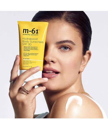 M-61 Hydraboost Body Sunscreen SPF 30 - Broad Spectrum, Hydrating, Firming Algae Extract & Peptide Sunscreen - Buy Online on GoSupps.com