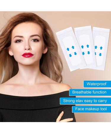 PAGOW 160PCS Face Lift Tape - Invisible Adhesive Lifter Bands for Neck, Eye, and Chin - Waterproof & Hypoallergenic - Instant Wrinkle Lifting Solution - Buy Online on GoSupps.com