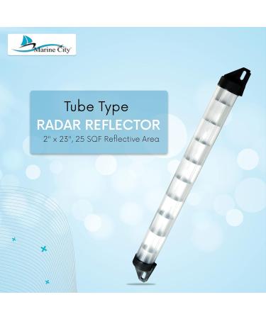MARINE CITY 2 x 23 Inches Aluminum Tube Radar Reflector for Sailboats - 25 SQF Reflective Area - Pack of 1 - Buy Online on GoSupps.com