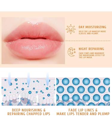 4Pcs Honey Lip Mask Pot Moisturizing Honey Lip Masks E-Family set honey lip balm sets - Buy Online on GoSupps.com