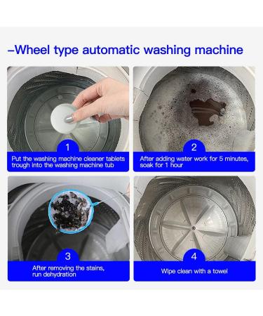 Eco-Friendly Washing Machine Cleaner & Descaler - 16 Tablets (448g) | Deep Clean Front & Top Loading Washers, Drum & Tub Seals - Buy Online on GoSupps.com