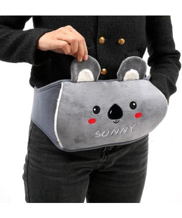 Rubber Heat Bottle with Soft Waist Cover - Hot Water Bag for Neck Shoulder Back Legs & Waist Warmth | International Shipping - Buy Online on GoSupps.com