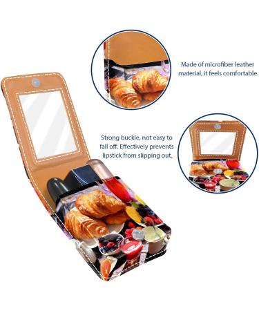 Travel Lipstick Organizer Case | Portable Makeup Bag with Mirror for Cosmetics | Shop Now - Buy Online on GoSupps.com