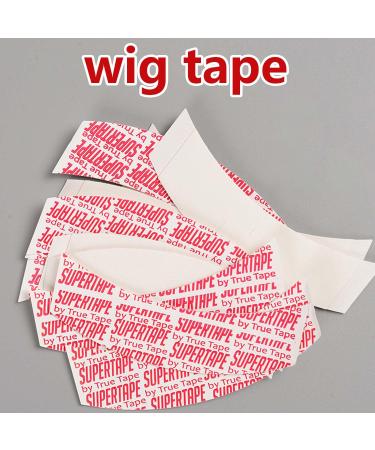 JIANYH 36Pcs Extra Strong Waterproof Wig Tape - Invisible Double Side Tape for Wigs/C Shaped Extensions - Fixing Toupees (White) - Buy Online on GoSupps.com