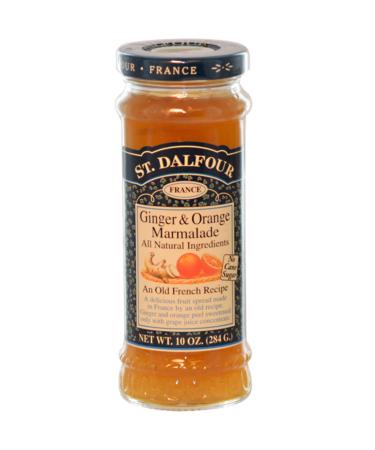 St. Dalfour, Ginger & Orange Marmalade, Fruit Spread, 10 oz (284 g) - 2pcs