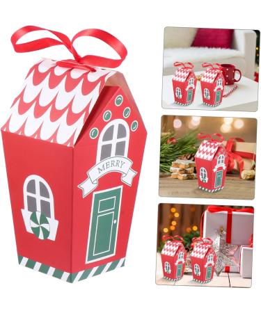 Abaodam 20 Pcs Nougat Box Food Container Cookie Holder with Ribbon Paper Candy Bags Bag Dessert Biscuit 19.5x9.5x7cmx2pcs Redx2pcs - Buy Online on GoSupps.com