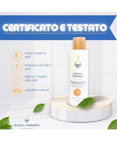  Acqua di Panarea Super Tanning Accelerator Tanning Body Toning Panarea Tintarella with SPF 6+ Protection - Buy Online on GoSupps.com
