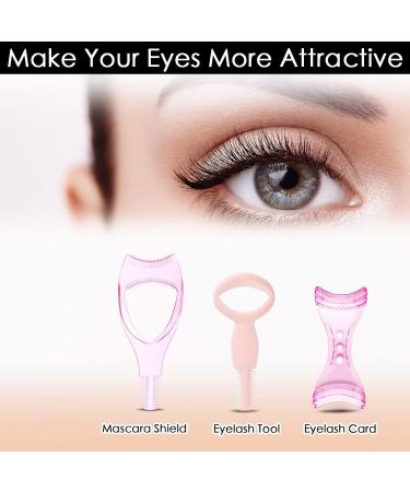 3 Piece Set Mascara Applicator Guide Tool - Reusable Eyelash Guard for Women - Buy Online on GoSupps.com