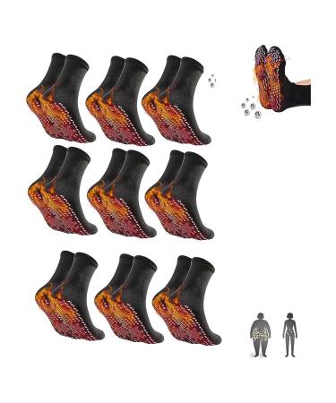 Alvo feet socks alvo feet socks for varicose veins Alvo socks Alvo feet Tourmaline socks alvo feet compression socks alvo feet socks for women (black 9 pair)