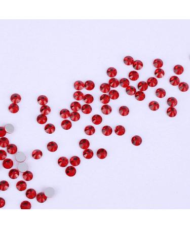 1728 Pieces Nail Crystals Nail Jewels Red Rhinestones Round Beads Flatback Glass Charms Gems Stones with 6 Sizes Diamonds for Nails Decoration Clothes Shoes Phone Case - Mixed SS4 5 6 8 10 12 big red - Buy Online on GoSupps.com