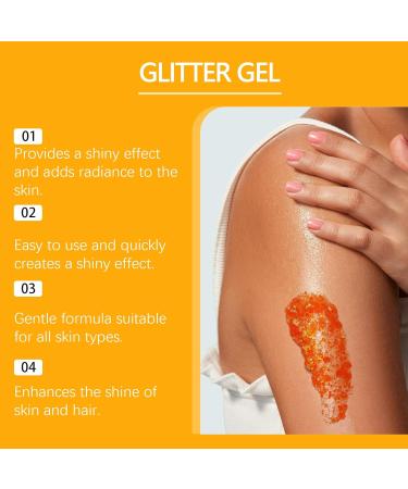  Cynamus Glitter gel for the body festival glitter liquid makeup hair body 100% glitter cosmetics for face body nails hair and lips - Buy Online on GoSupps.com