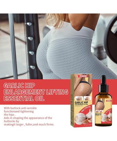 Botiniv Hip Up Firming Essential Oil - 1.01 oz Garlic Hip Enlargement Massage - Deep Moisturizing Oil For Women For Buttock Shaping Products - Buy Online on GoSupps.com