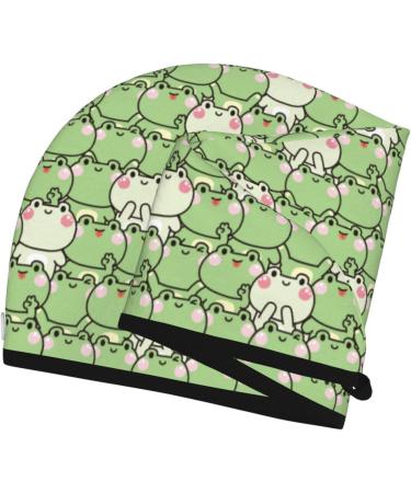 Shop Cute Frogs Microfiber Hair Towel - Soft Super Absorbent Hair Wrap for Women | Quick Dry Coral Velvet for Long Curly & Thick Hair - Buy Online on GoSupps.com