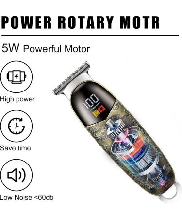 Professional Hair Trimmer for Men | Cordless T-Blade Edgers & Grooming Kit | Gifts for Men - Gray - Buy Online on GoSupps.com