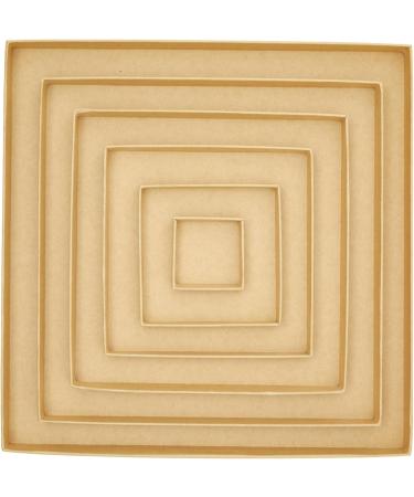 6-Pack Decorative Nested Gift Boxes with Lids - Assorted Sizes, Square Nesting Boxes for Presents, Wedding, Birthday, DIY - Stackable and Durable Thick Paper Board - Buy Online on GoSupps.com