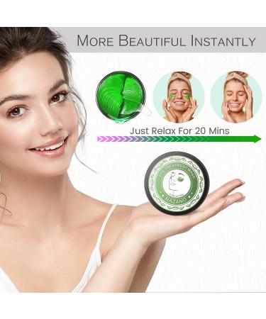 NAZANO Under Eye Patches - 30 Pairs Anti-Aging Collagen & Hyaluronic Acid Masks for Dark Circles, Puffiness & Wrinkles - Buy Online on GoSupps.com