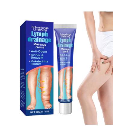 Cr me D' d me Des Jambes - Cr me De Massage Lymphdrainage Pour Le Swellingrelief | Formule L g re Avec Effet Hydratant Solution De Soins Des Veaux Support De Gestion Des d mes Pour Les Femmes