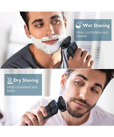 New Upgrade Electric Razor for Men | Cordless Rechargeable 3D Rotary Shaver | Wet/Dry & Waterproof | Gift for Husband, Dad, Boyfriend - Buy Online on GoSupps.com